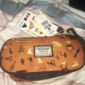 Burton Pencil Case (Switchback Case Caveman Print)